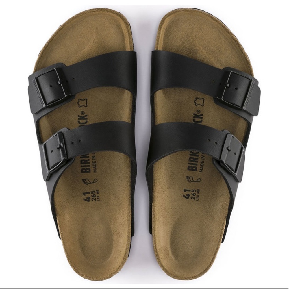 Black Birkenstock sandals
